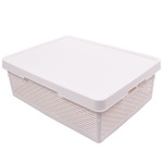 Кошик для зберігання Qutu Q-Basket White 36 л (Q-BASKET д/зберігання з/кр. WHITE 36)