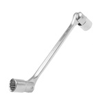 Ключ Tolsen комбінований з тріскачкою з гнучкою головкою 16х18 мм (17025)