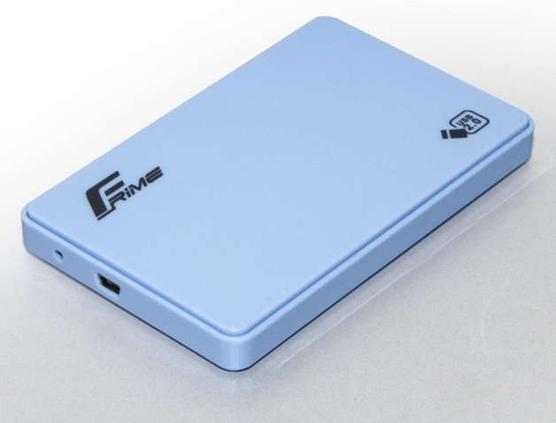 Кишеня зовнішня Frime SATA HDD/SSD 2.5", USB 2.0, Plastic, Blue (FHE13.25U20)