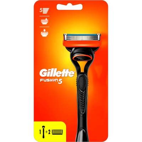 Бритва Gillette Fusion5 з 2 змінними картриджами (7702018874125/7702018866946)