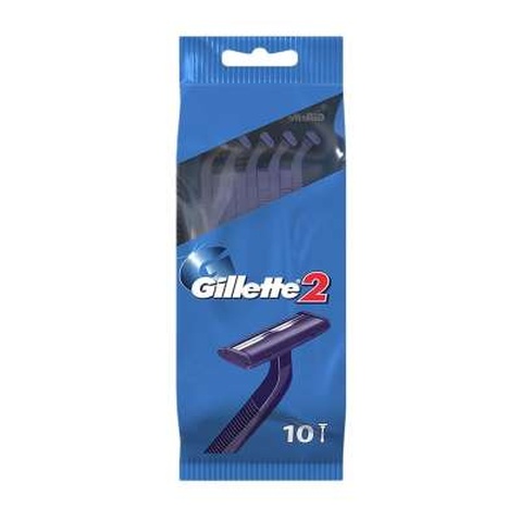 Бритва Gillette 2 одноразова 10 шт. (7702018874293)