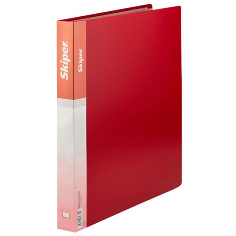 Папка з затиском Skiper SK-11, А5, red (411038)
