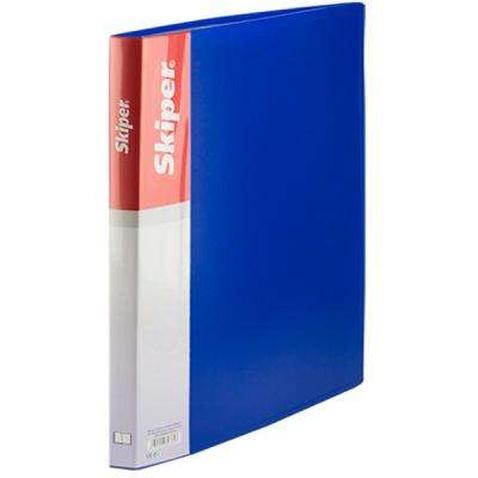 Папка з затиском Skiper SK-11, А5, blue (411036)