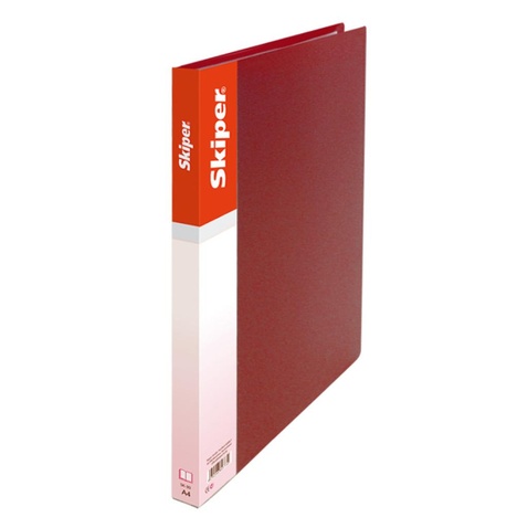 Папка-швидкозшивач Skiper А4, ширина 17мм, 700мкм, SK-12, red (410925)