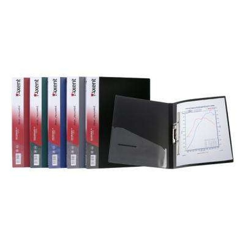 Папка з затиском Axent А4, long hold, assorted colors (1302-00-А)