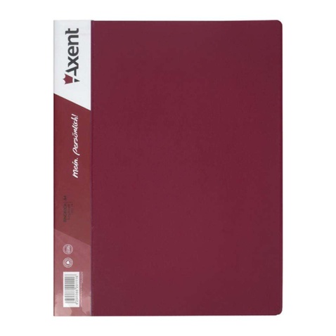 Папка-швидкозшивач Axent А4, burgundy (1304-04-А)