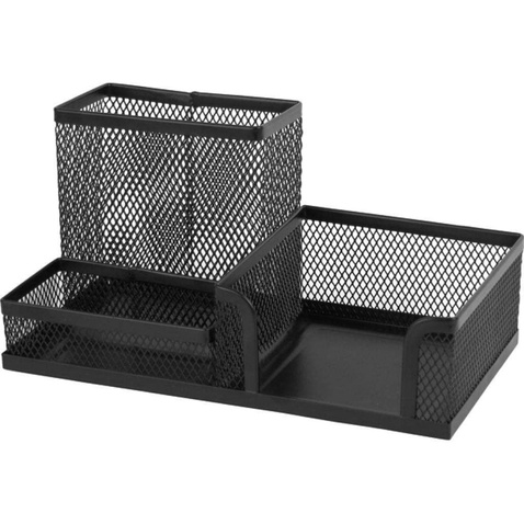 Підставка для дрібниць Axent 203x105x100мм, wire mesh, black (2116-01-A)