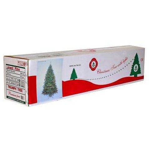 Штучна ялинка Triumph Tree Deluxe Slim Abies Nordmann зелена з інеєм 1,85 м (8712799279667)