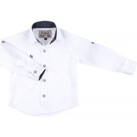 Сорочка Breeze з синім метеликом (G-230-116B-white)