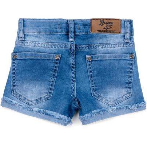 Шорти Breeze джинсові з намистинами (20139-116G-blue)