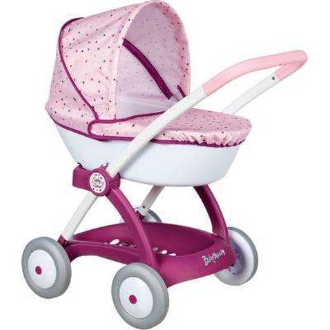 Коляска для ляльок Smoby Baby Nurse Прованс Модерн люлька, з кошиком (254103)