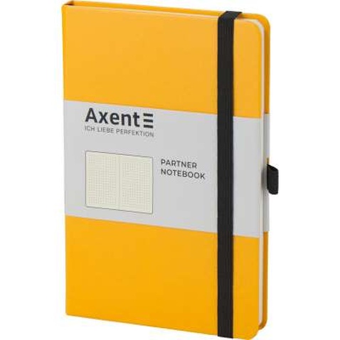 Книга записна Axent Partner 125х195 мм в точку 96 аркушів Жовта (8306-08-A)
