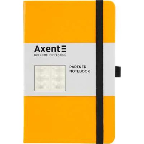 Книга записна Axent Partner 125х195 мм в точку 96 аркушів Жовта (8306-08-A)