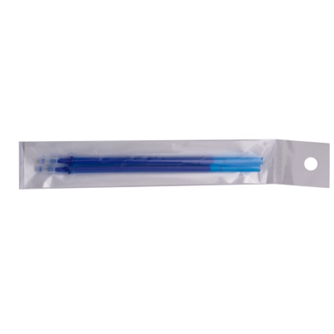 Стержень гелевий Buromax для ручки Пиши-Стирай ERASE SLIM, синій, 2 шт. в блістері (BM.8076-01)