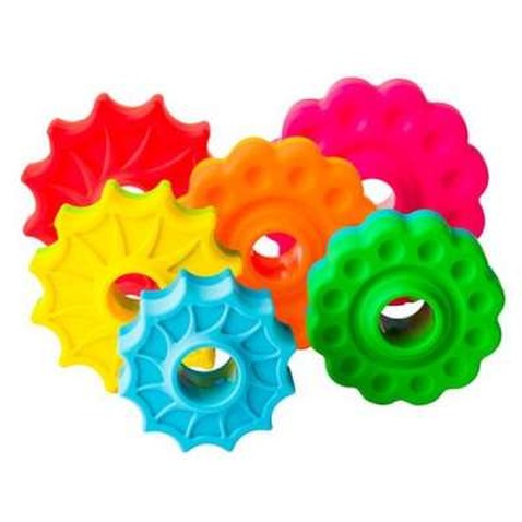 Розвиваюча іграшка Fat Brain Toys Пірамідка гвинтова тактильна SpinAgain (F110ML)