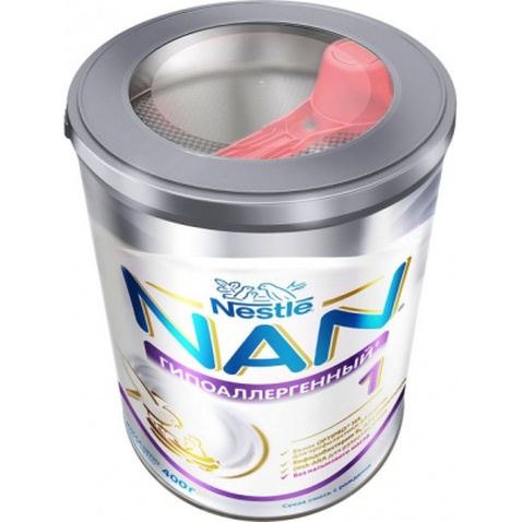 Дитяча суміш Nestle NAN 1 Гіпоалергенний +0 міс. 400 г (1000233)