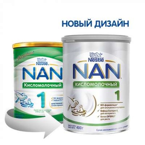 Дитяча суміш Nestle NAN 1 Кисломолочний з народження 400 г (1000009)