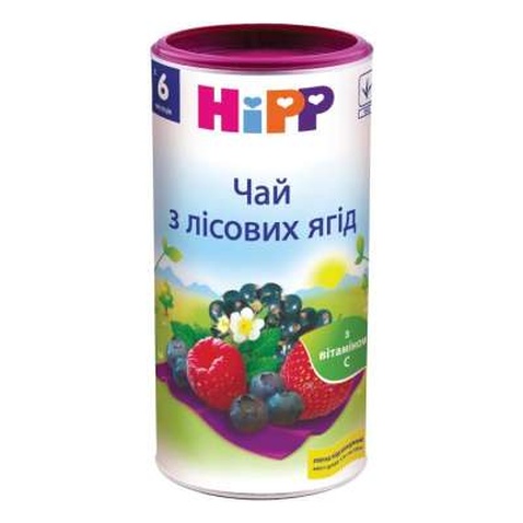 Дитячий чай HiPP з лісових ягід 200 г (9062300104230)