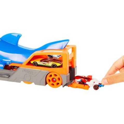Ігровий набір Hot Wheels Вантажівка-транспортер "Акуляча паща" (GVG36)