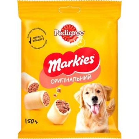 Ласощі для собак Pedigree Markies печиво 150 г (9003579302552)
