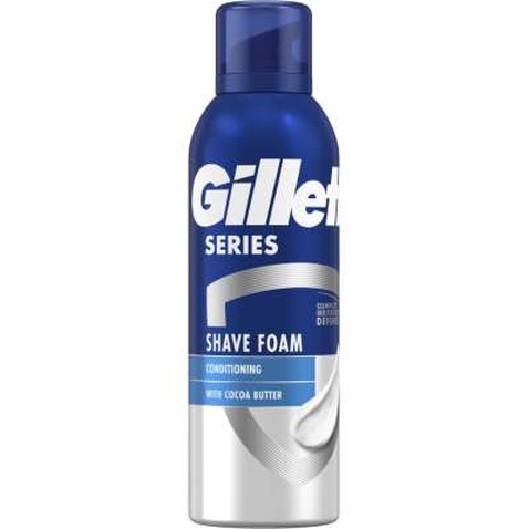 Піна для гоління Gillette Series Conditioning з олією какао 200 мл (8001090871404)