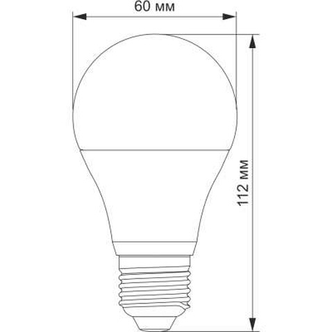 Лампочка Videx LED  A60e 12V 10W E27 4100K (VL-A60e12V-10274)