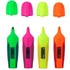 Маркер Buromax highlighter pen, NEON, chisel tip, SET 4 colors (BM.8904-84)