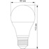 Лампочка Videx LED  A60e 12V 10W E27 4100K (VL-A60e12V-10274)