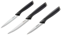 Набір кухонних ножів Tefal Essential 3 предмета K2219455, нержавіюча сталь K2219455