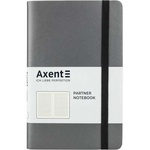Блокнот Axent Partner Soft, 125х195, 96арк, кліт, сірий (8206-15-A)