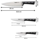 Набір ножів Tefal Ice Force 3 предмети (K2323S74)