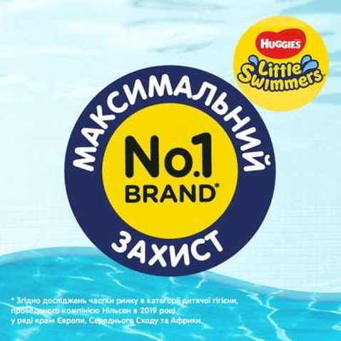 Підгузок Huggies Little Swimmer 3-4 (7-15 кг) 12 шт (36000183399)
