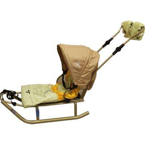 Санки Anmar Active бронзовые с лимонно-желтым (16740)