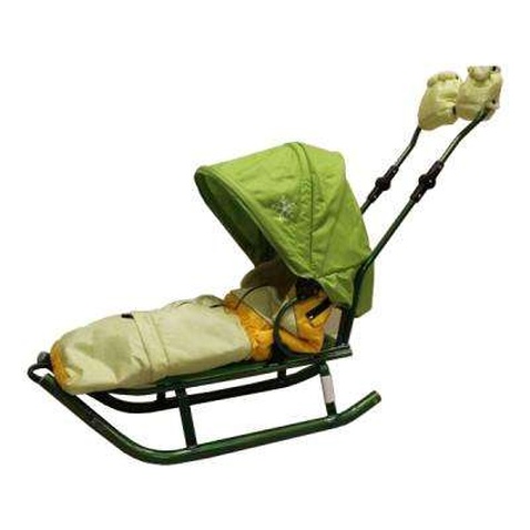 Санки Anmar Active зеленые с лимонно-желтым (18073)