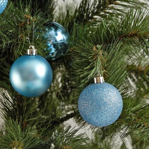 Ялинкова іграшка ColorWay Merry Christmas mix 24 шт (6 см) LIGHT BLUE (CW-MCB624LB)