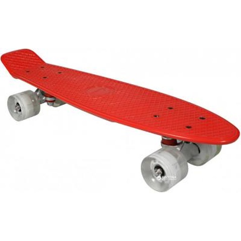 Скейтборд дитячий Awaii SK8 Vintage 22.5 зі світними колесами Червоний (SKAWVINLI-000R0)