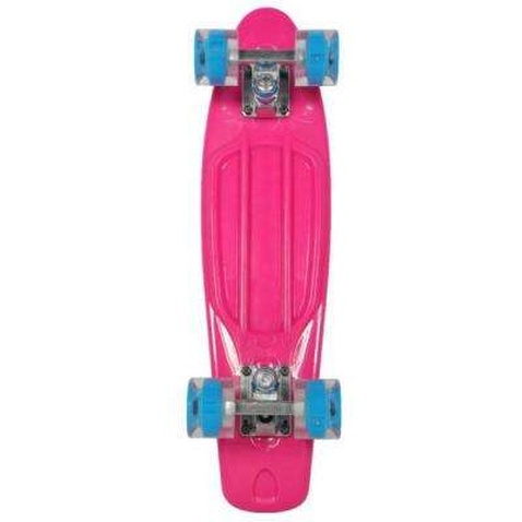 Скейтборд дитячий Awaii SK8 Vintage 22.5со зі світними колесами рожевий (SKAWVINLI-000E0)