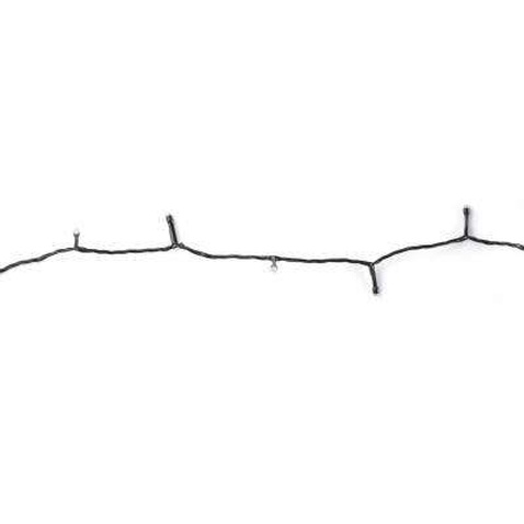 Гірлянда Twinkly Smart LED Strings RGBW 250, BT+WiFi, Gen II, IP44, кабель ч (TWS250SPP-BEU)