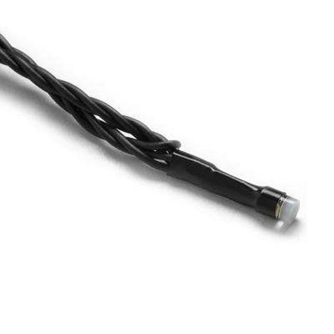 Гірлянда Twinkly Smart LED Strings RGBW 250, BT+WiFi, Gen II, IP44, кабель ч (TWS250SPP-BEU)