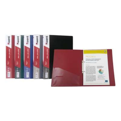 Папка на кільцях Axent А4 з 2-ма кільцями 700 мкм 25 мм Синя (1207-02-A)