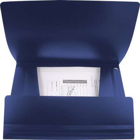 Папка на резинках Axent A4 500 мкм blue (1508-02-A)