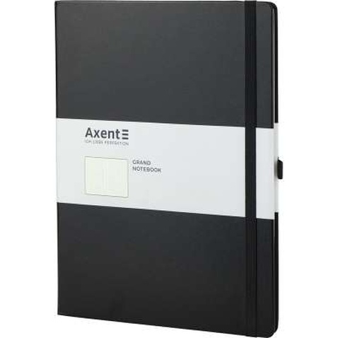 Книга записна Axent Partner Grand 295х210 мм A4 100 аркушів в точку Чорна (8303-01-A)