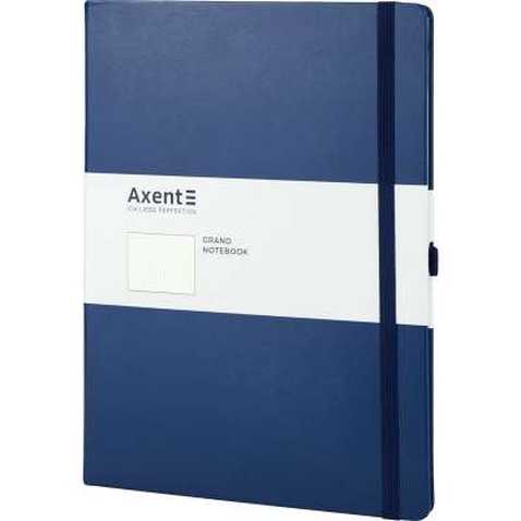 Книга записна Axent Partner Grand 295х210 мм A4 100 аркушів в точку Синя (8303-02-A)