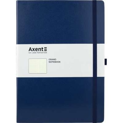 Книга записна Axent Partner Grand 295х210 мм A4 100 аркушів в точку Синя (8303-02-A)