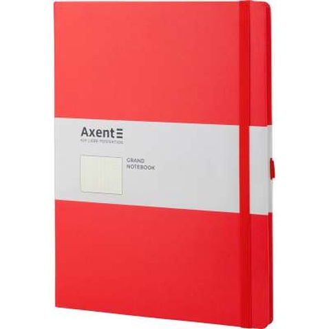 Книга записна Axent Partner Grand 295х210 мм A4 100 аркушів в точку Червона (8303-06-A)