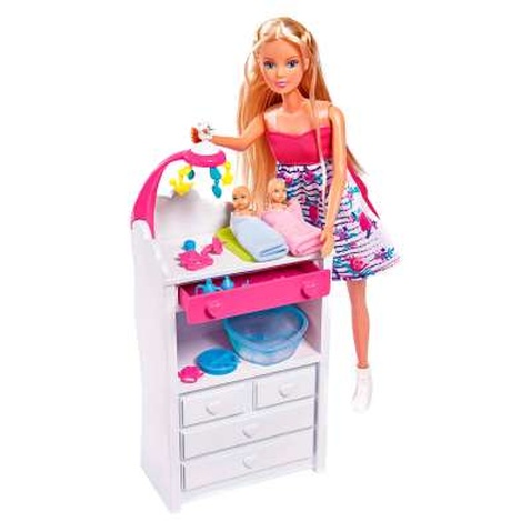 Лялька Simba Штеффі Вагітна двійнятами з немовлятами та аксесуари (5733333)