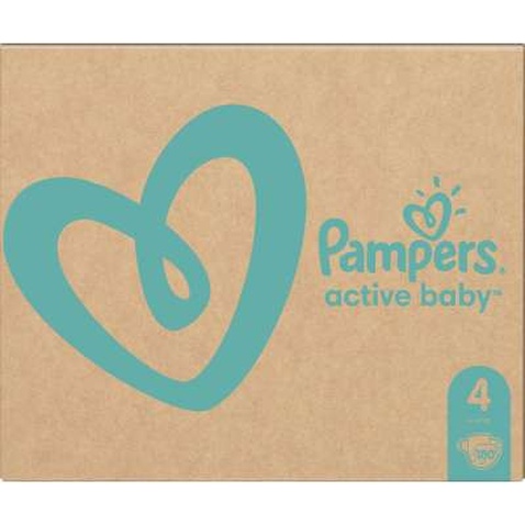 Підгузок Pampers Active Baby Maxi Розмір 4 (9-14 кг), 180 шт. (8006540032725)