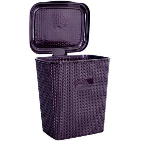Кошик для зберігання Violet House Віолетта для порошка с крышкой Coffee 8 л (0028 Віолетта COFFEE)