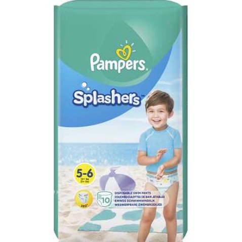 Підгузок Pampers для плавання Splashers Розмір 5-6 (14+ кг) 10 шт (8001090728951)