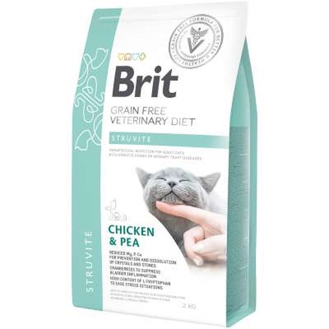 Сухий корм для кішок Brit GF VetDiets Cat Struvite 2 кг (8595602528271)
